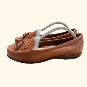 Thom Mcan Shoes women’s size 11W Brown Dacia slip on loafers Pre-Owned